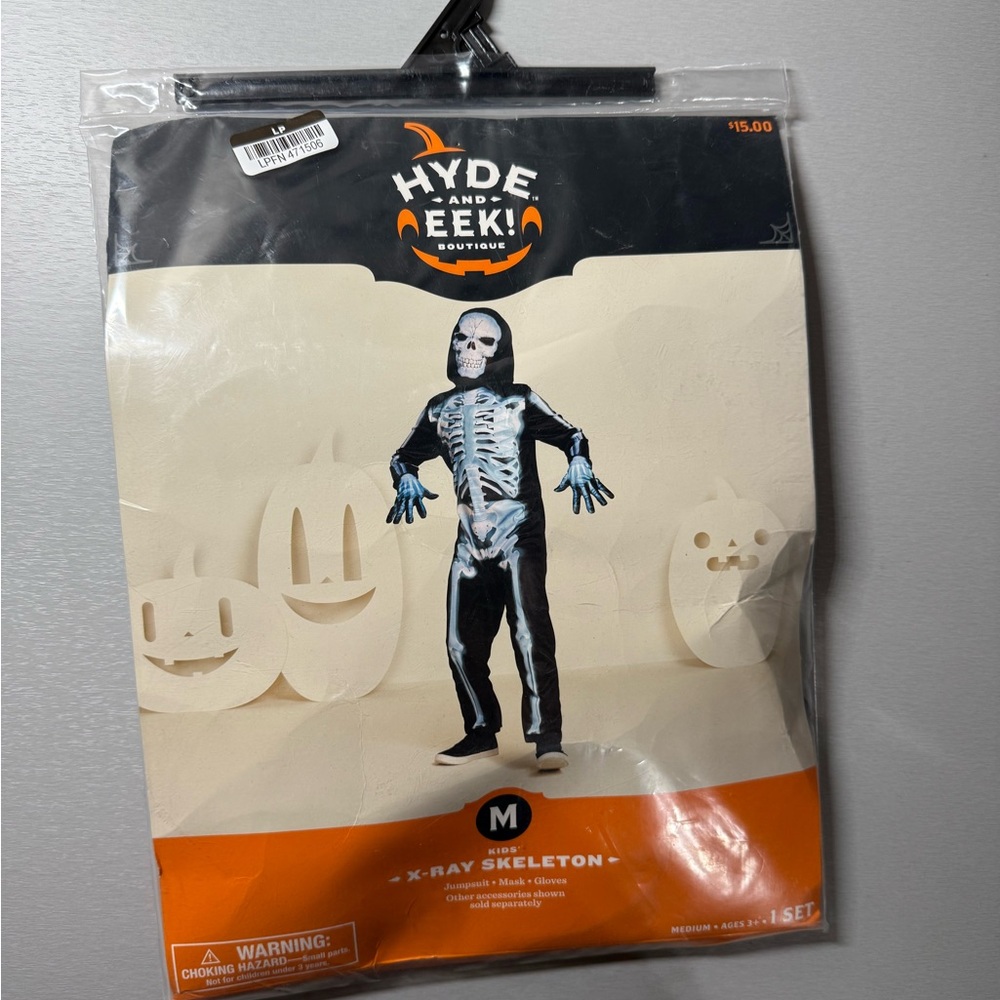 X-Ray Skeleton Kids Costume